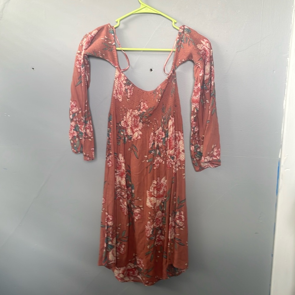 Billabong Medium Night Fox Ash Rose Dress festival boho romantic fairy
